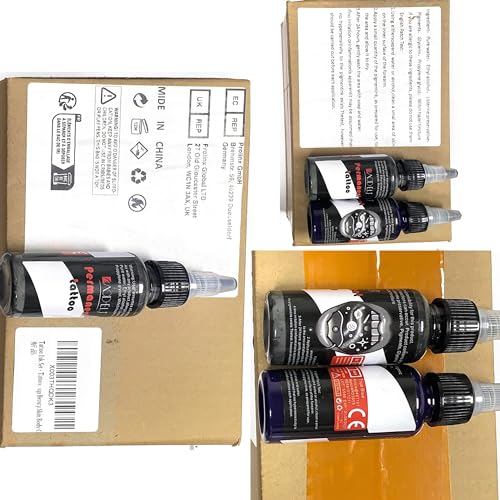 Tattoo Ink Set - Tattoo Pigment Set 14 Colors Permanent Tattoo Ink 30ml/ Bottle Professional Tattoo Supplies Used for 3D Makeup Beauty Skin Body Care