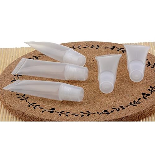 8ml Mini Clear Empty Lip Gloss Balm Container Soft Tubes Makeup Box (30 Pcs)