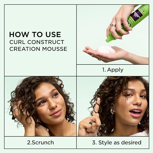 Garnier Fructis Curl Construct Creation Mousse - Citrus, 6.8 oz - Long-Lasting Curl & Frizz Control