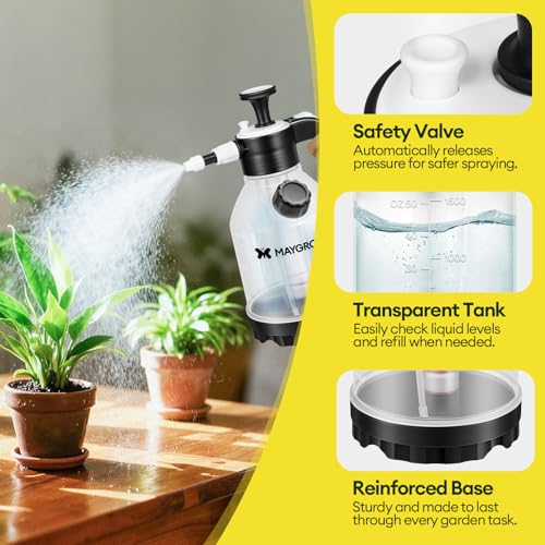 50oz Hand Pump Sprayer for Gardening, Cleaning & Household Use