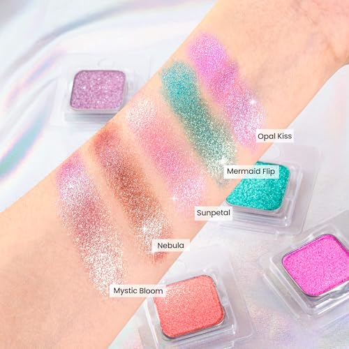Fillwie Nebula Chameleon Duochrome Eyeshadow - Plum Mauve with Blue-Green Shift