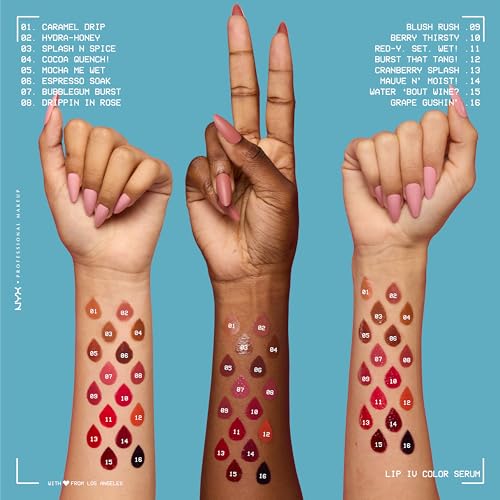 NYX Lip IV Hydrating Glossy Lip Stain - Mocha Me Wet