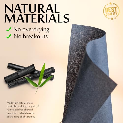 Oil Blotting Papers 300pcs with Mirror Box & Puff