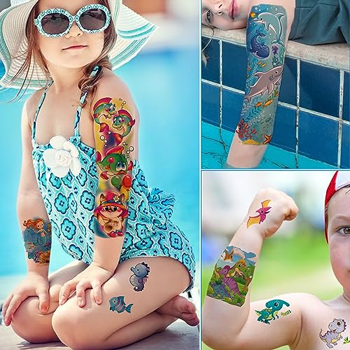 Tazimi Temporary Tattoo Stickers - 27 Pack Full & Half Arm