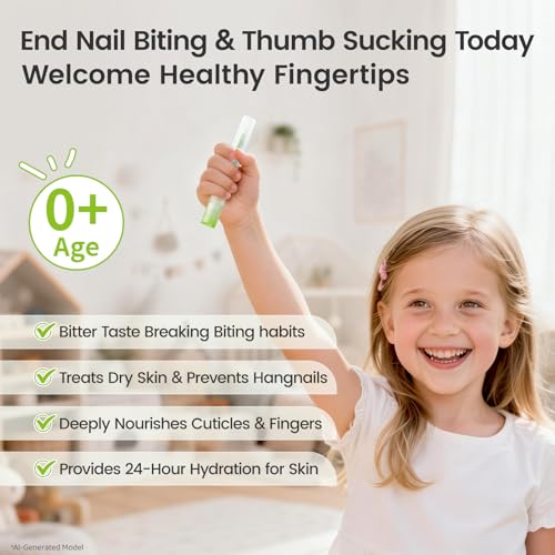 RUNBEN Kids Nail Biting Prevention Pen - Safe, Non-Toxic Treatment