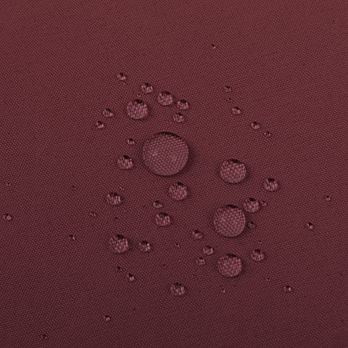 ALYVIA SPRING Burgundy Red Fabric Shower Curtain Liner Waterproof - Soft Hotel Quality Cloth Shower Liner with 3 Magnets, Light-Weight & Machine Washable - Standard Size 72x72, Burgundy