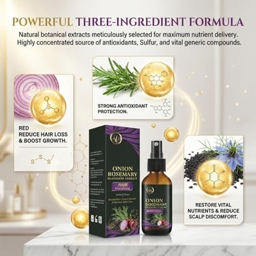 Onion Oil Hair Growth Serum with Rosemary & Black Rice