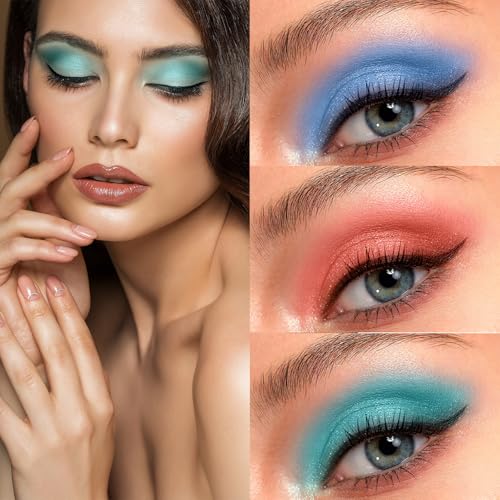 Profusion Cosmetics Wish List Makeup Palette - 18 Richly Pigmented Shades for Eye & Cheek with 12 Eyeshadows, 4 Blush & 2 Highlighter Powders in Fold-Out Book Design, Vegan & Cruelty-free
