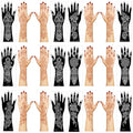 Henna Tattoo Stencil Kit - 12 Sheets Hand Forearm Templates