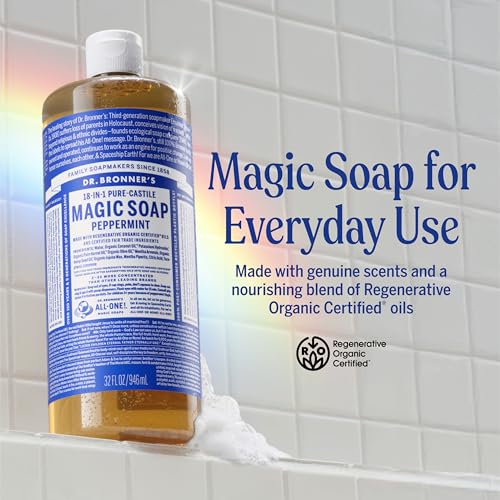 Dr. Bronner's Peppermint Pure-Castile Soap 32oz