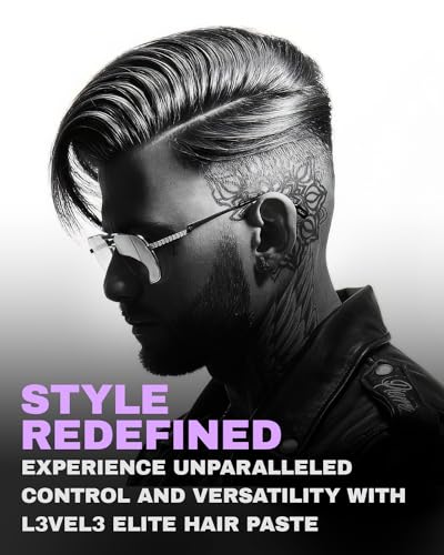 L3 Level 3 Hair Styling Paste for Men 150ml | Long-Lasting Hold