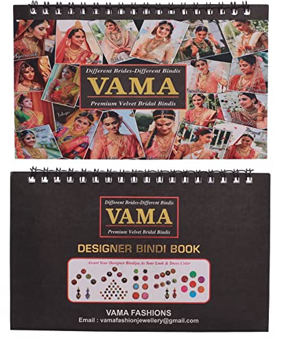 Multicolor Crystal Diamond Bindi Sticker Booklet - 948 Fancy Designs