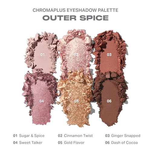 Morphe ChromaPlus 6-Pan Eyeshadow Palette – Outer Spice