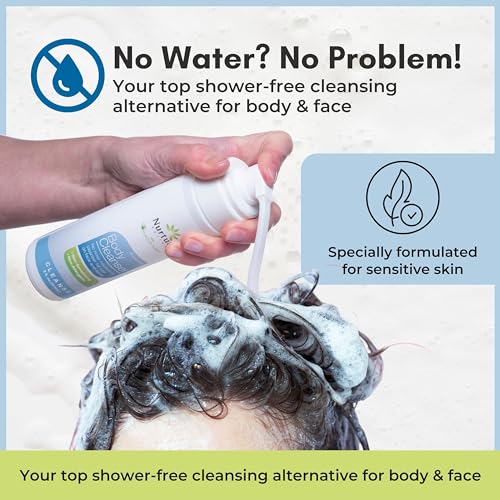 Nurture Rinse-Free Foaming Body Cleanser with Aloe