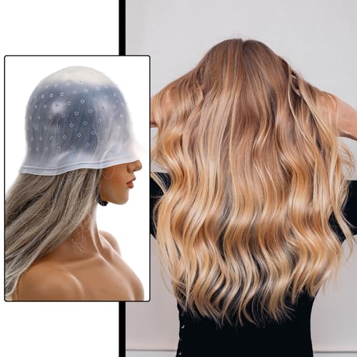 Silicone Highlighting Cap Set with Hook Needle & Color Brushes