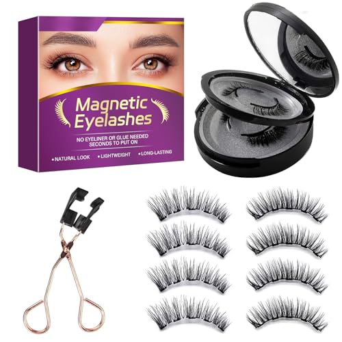 Reusable Magnetic Eyelashes - Lightweight 3D Lashes, No Glue Needed