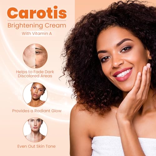 CAROT?S, Skin Brightening Cream ? 300ml / 10.14fl oz ? 7 Day Night Cream for Uneven Skin Tone, with Vitamin A