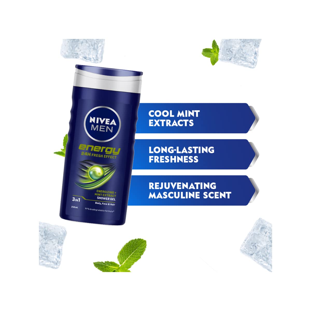 Nivea For Men Energy Shower Gel