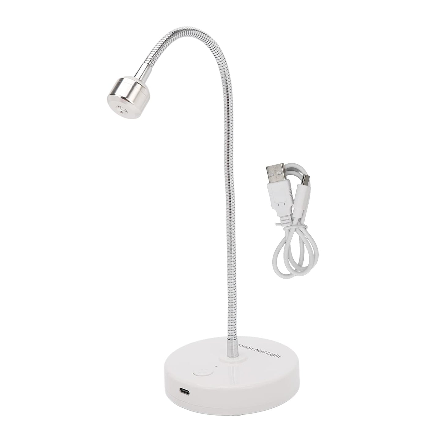 Chazcool Gel x Nail Lamp, USB Led Nail Lamp for Gel Nails, Gooseneck Gel Nail Light, Professional Cordless Nail Dryer for Home Salon Manicure