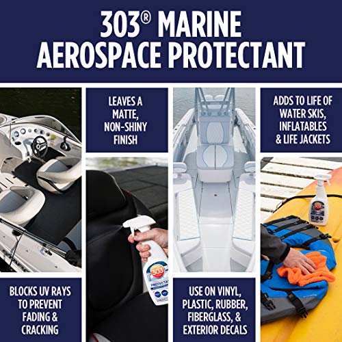 303 Products Marine Aerospace Protectant – UV Protection – Repels Dust, Dirt, & Staining – Smooth Matte Finish – Restores Like-New Appearance – 32 Fl. Oz. (30306)