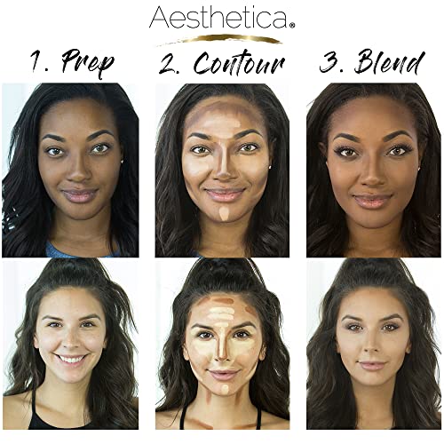Aesthetica Cream Contour & Highlighting Kit - 6 Shades