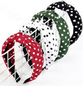 Huachi Polka Dot Headbands Set - Trendy Knotted Hair Accessories for Women