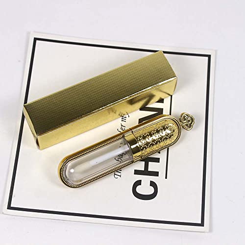Golden Lipgloss Tube Box 5ml - 25 Pack (23x23x98mm)