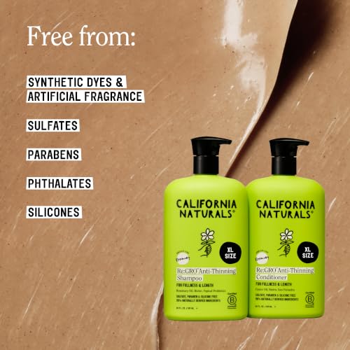 California Naturals Re:GRO Anti-Thinning Shampoo & Conditioner Set 20 Fl Oz Women