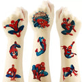 Spider-Man Temporary Tattoos - 100 Sheet Pack for Kids