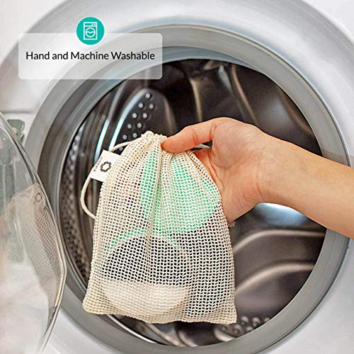 Reusable Makeup Remover Pads 15-Pack with Laundry Bag