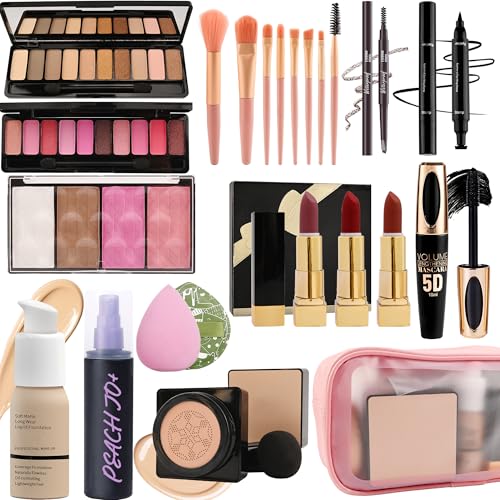 All-in-One Makeup Kit for Women - Travel-Friendly Gift Set