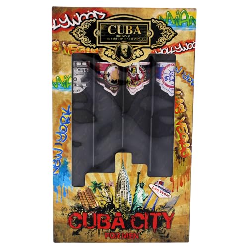 Cuba City 4-Piece Cologne Set for Men