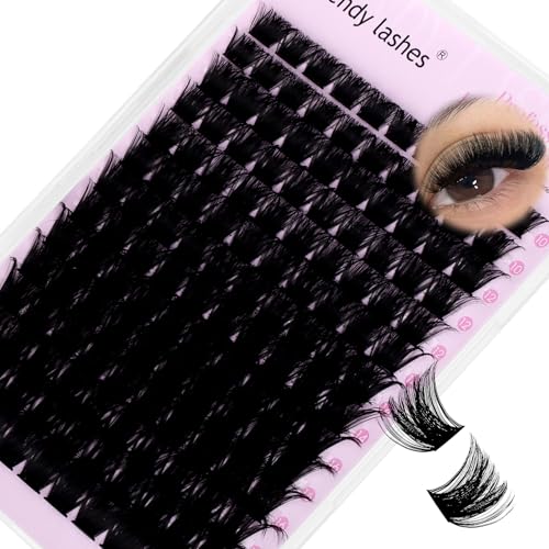 200D Wispy Lash Clusters 10-18mm Mixed Length | DIY Lash Extensions