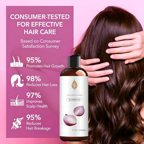 Onion Shampoo & Conditioner Set with Biotin & Rosemary - 8oz