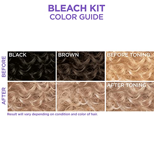 Dark and Lovely Uplift Bleaching Kit for Curly Hair - Ammonia-Free