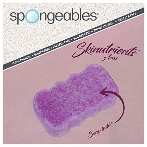 Spongeables Skinutrients Moisturizing Body Wash in a Sponge Colada 3.5oz, Coconut, 1 Count