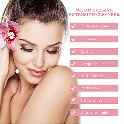 Eyelash Extension Cleanser Shampoo, Gentle & Paraben-Free