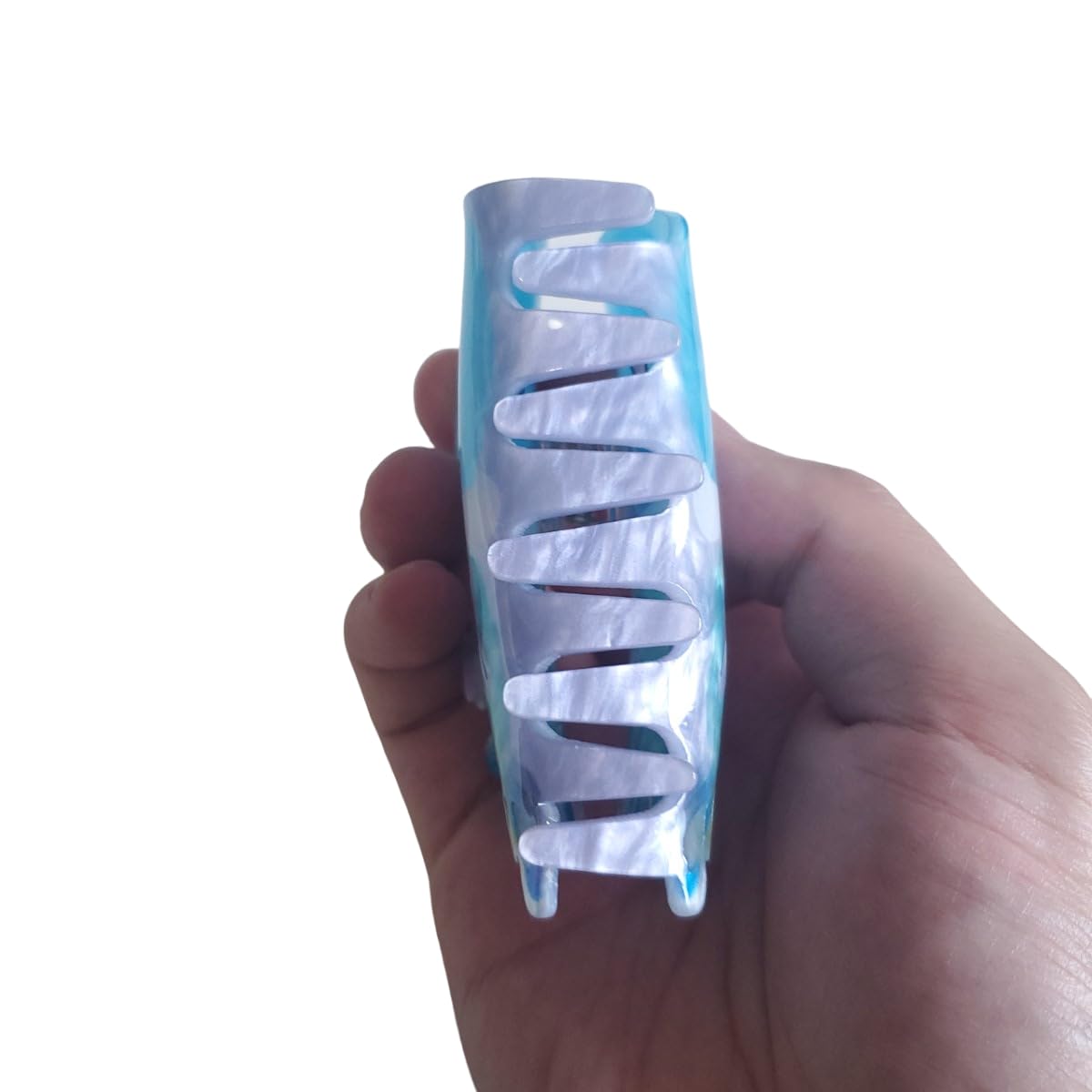 Cyan Jellyfish Hair Clip,Acrylic Claw Clips,Hair Clips for Women