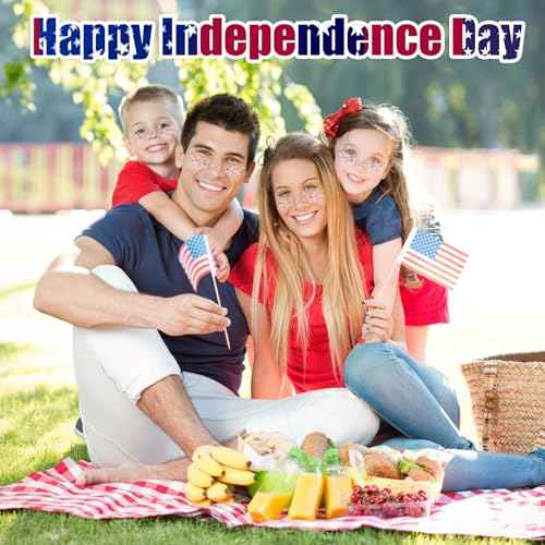 Mysense Red White and Blue Glitter Freckles Face Tattoo,4th of July Temporary Tattoos,4th of July Outfit Accessories for Women Kids,Patriotic USA Flag Star Freckle Stickers for Independence Day,6Pcs