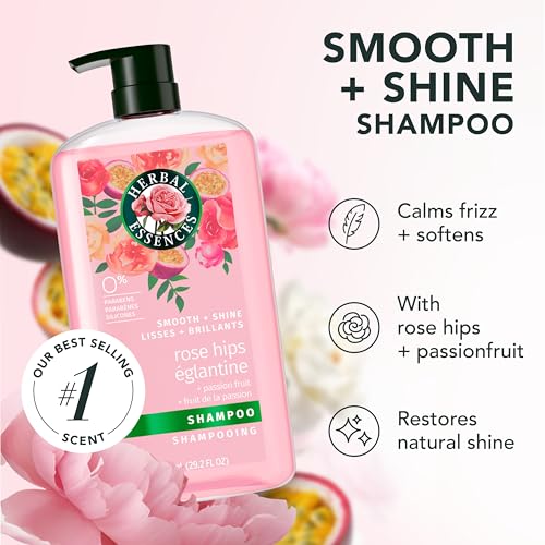 Herbal Essences Rose Hips Shampoo - Smooth & Shine, 29.2 Fl Oz