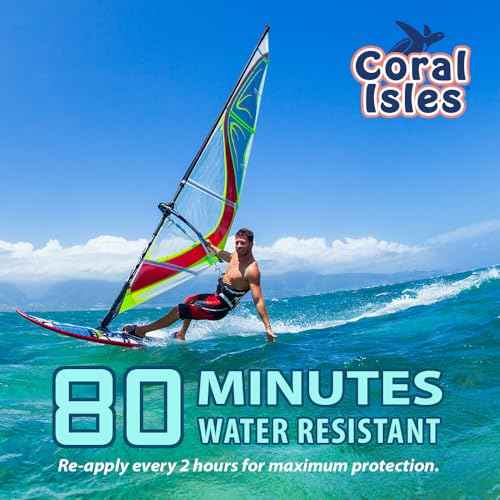 Coral Isles by Rocky Mountain Sunscreen | SPF 50 Spray | Broad Spectrum UVA/UVB Protection | Hawaii Reef-Safe Act Compliant | Oxybenzone & Octinoxate Free | Water Resistant 80 Min. | 16 Fl Oz