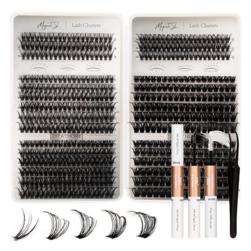 Lash Clusters Kit 564pcs DIY Extensions with Bond & Seal