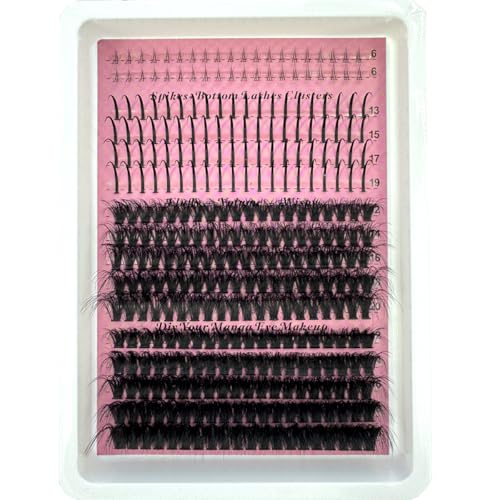 Spiky Lash Clusters - 60D Volume Individual Eyelash Extensions DD Curl