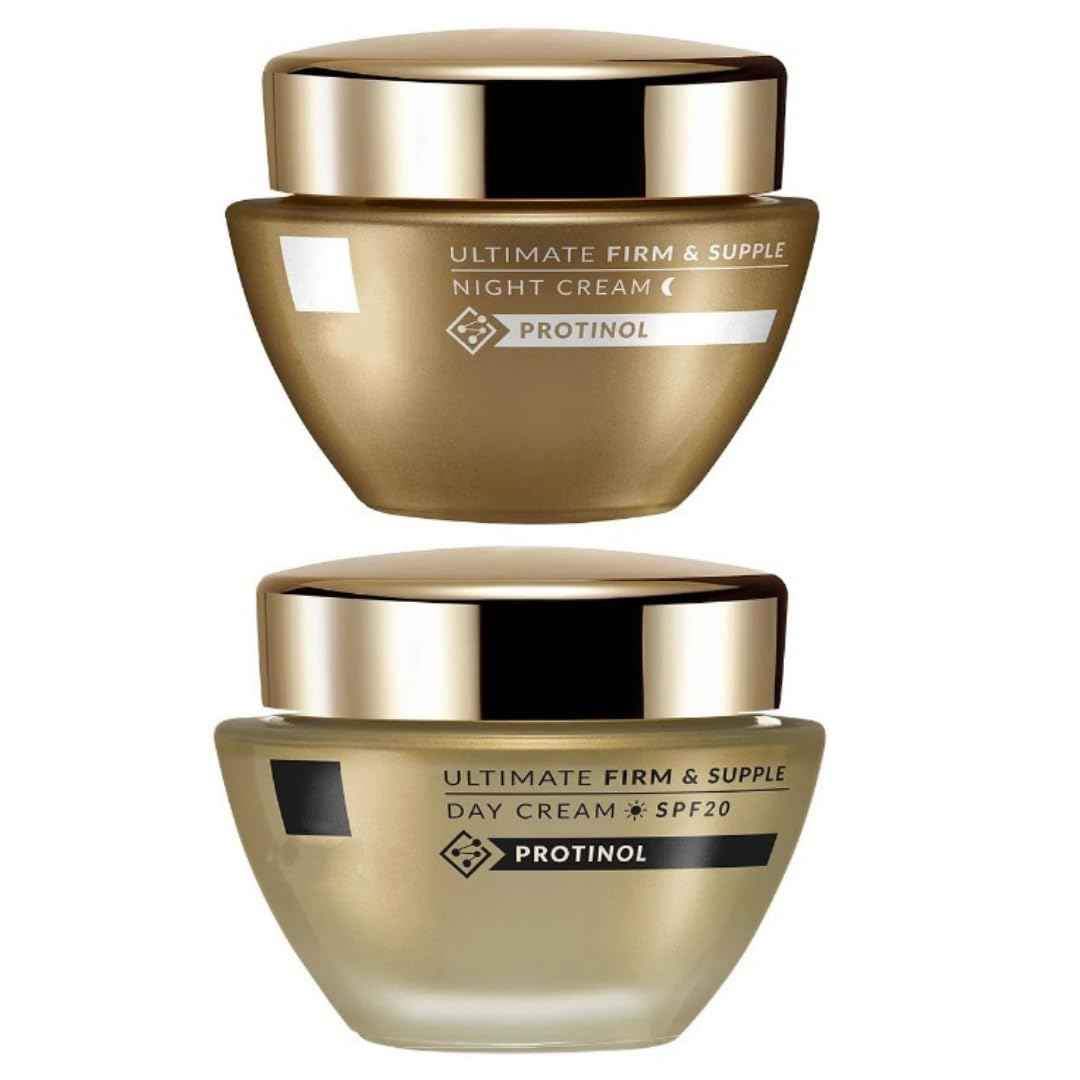 Ultimate Day & Night Cream Set – Anti-Aging, Ideal for Ages 40-65, Set of 2