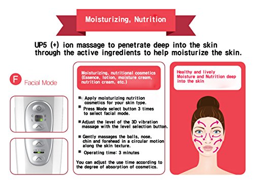 Vanav UP5 5-in-1 Facial Massager with Galvanic Ion & Vibration