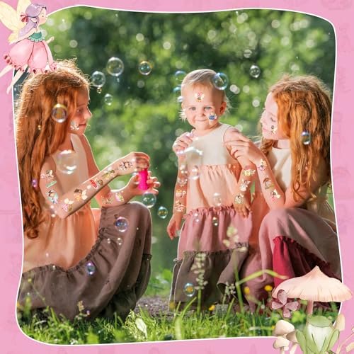 144 PCS Fairy Temporary Tattoos Stickers - Woodland Party Favors