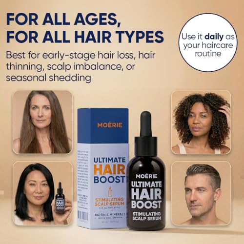 Moerie Hair Growth Serum - Natural Regrowth & Thickening, 50ml