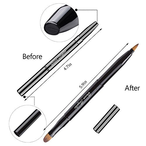 Retractable Dual-End Lip Brush & Concealer Makeup Brush