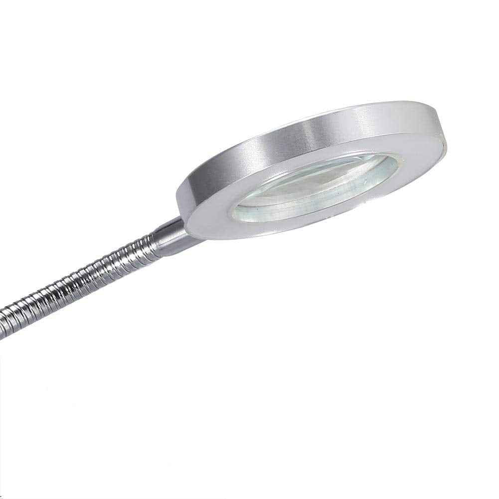 Magnifying Lamp, Portable Clip Permanent Makeup Tattoo Reading 2.5 Times Magnifier Magnifying USB Light Lamp for Makeup Lip Eyebrow Permanent Tattoo Skincare Beauty Reading Working Study