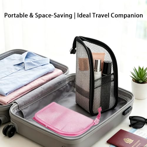 Standing Toiletry Bag Set - 4 Pack Waterproof Travel Pouches